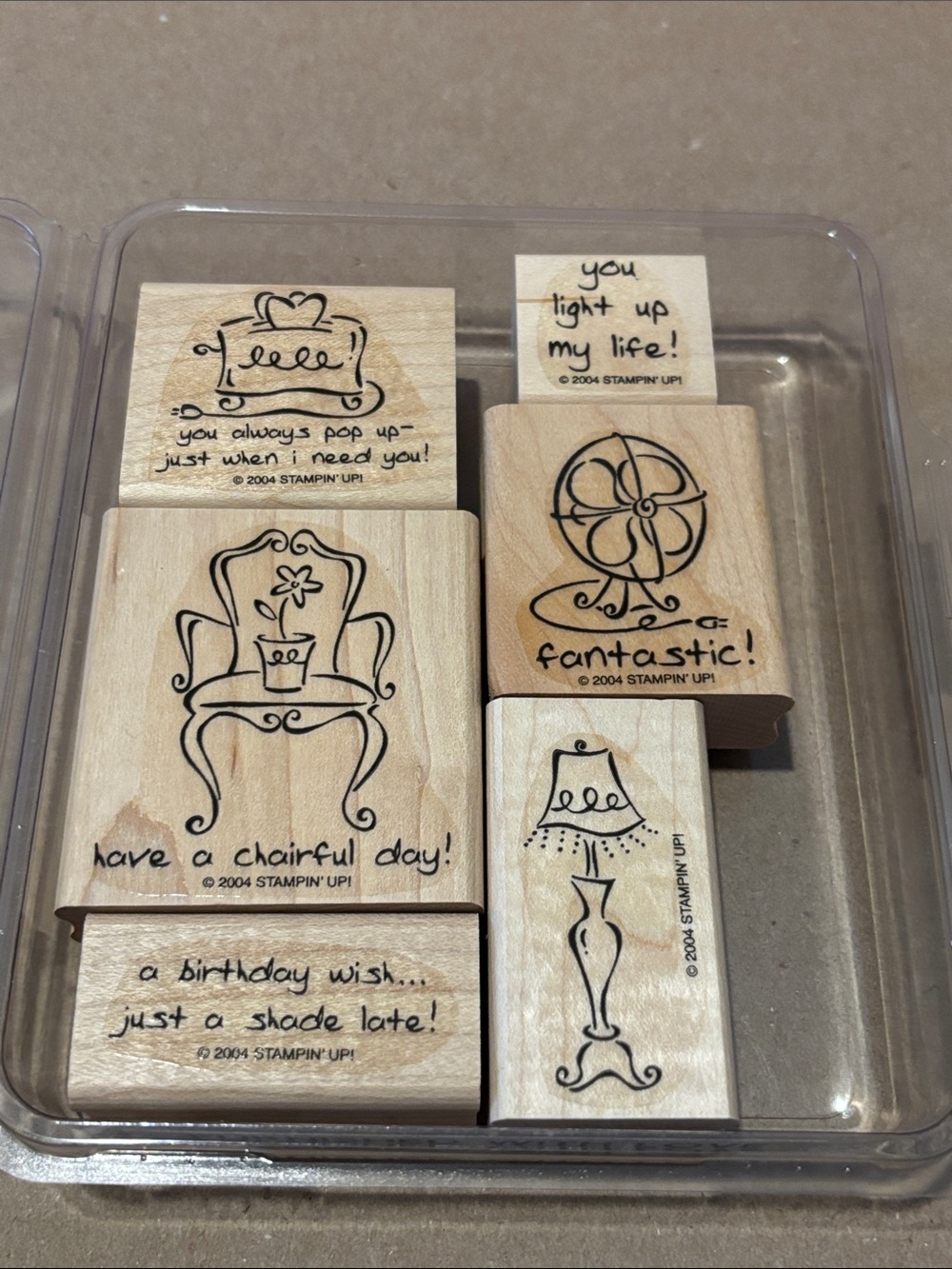 Stampin' Up! Vintage Stamp Set Furnished With Love